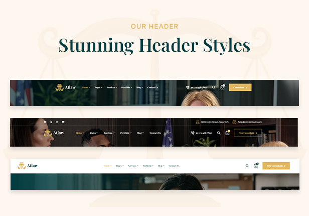 Atlaw - Lawyer and Attorney WordPress Theme