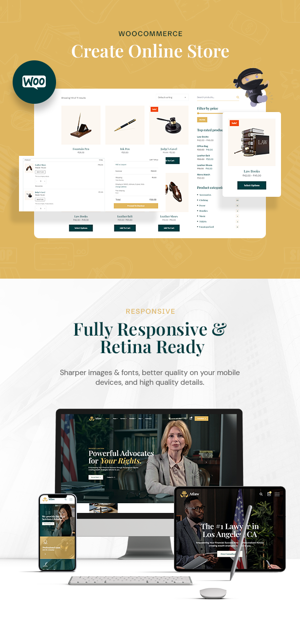 Atlaw - Lawyer and Attorney WordPress Theme